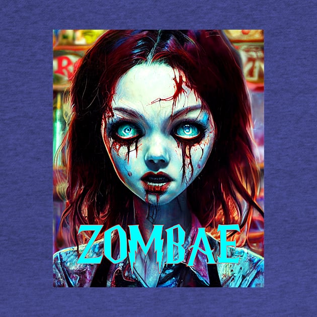 Zombie Baby Girl Bae Anime by Edongski303 Teepublic Merch